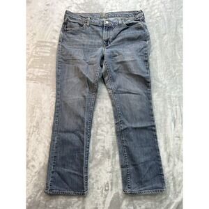 Old Navy Y2K Jeans Womens Sz 14 Reg Blue The Flirt Bootcut Western Boho Cowgirl